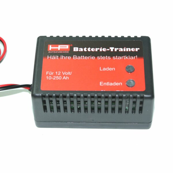 Batterie-Trainer 12V 300 mA, Erhaltungsladegerät Auch für Gelbatterie